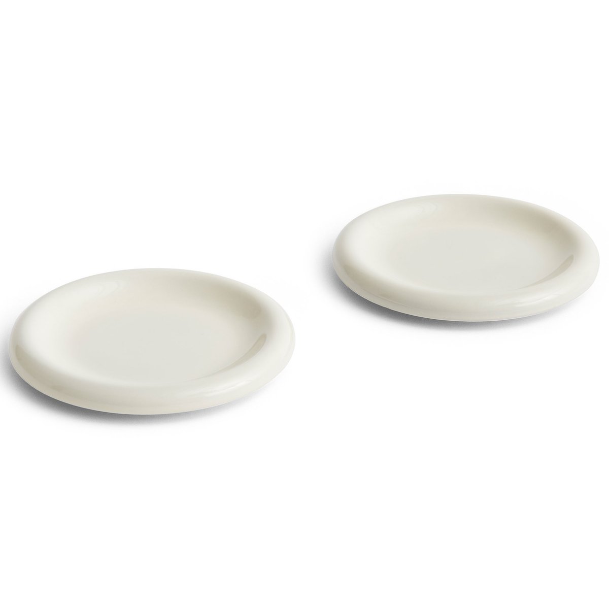 HAY Barro tallerken Ø18 cm 2-pk Off-white