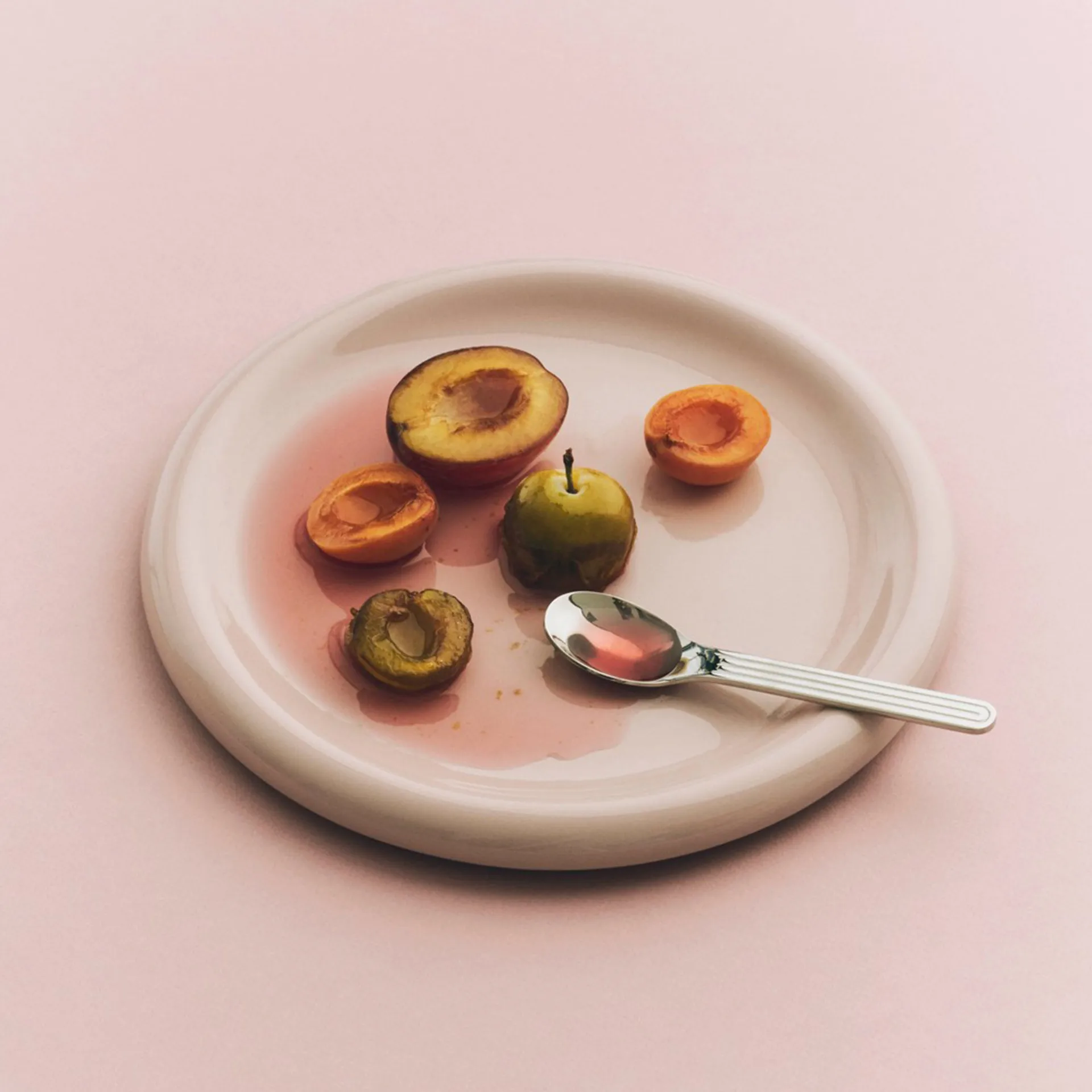 Barro tallerken, Pink, Ø24 cm 2‑pakning HAY