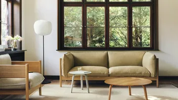 Bella sofabord - Oljet eik, Ø80x32 cm - HAY