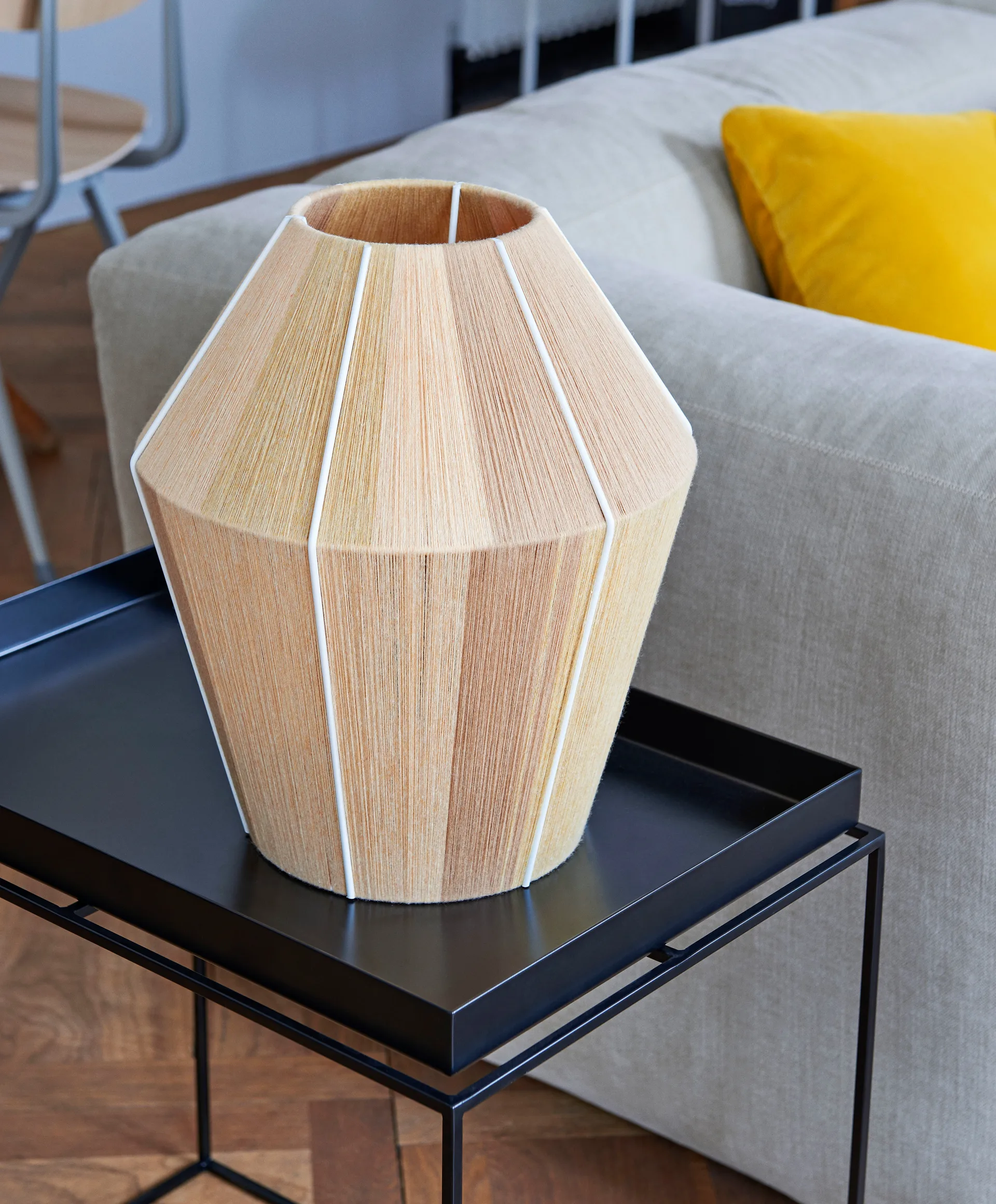 Bonbon Shade lampeskjerm Ø 32 cm, Yellow melange HAY