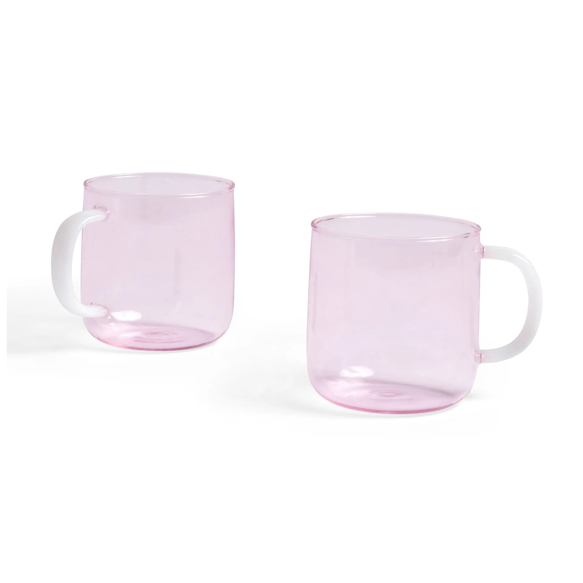 Borosilicate kopp 2-stk., Pink-white HAY