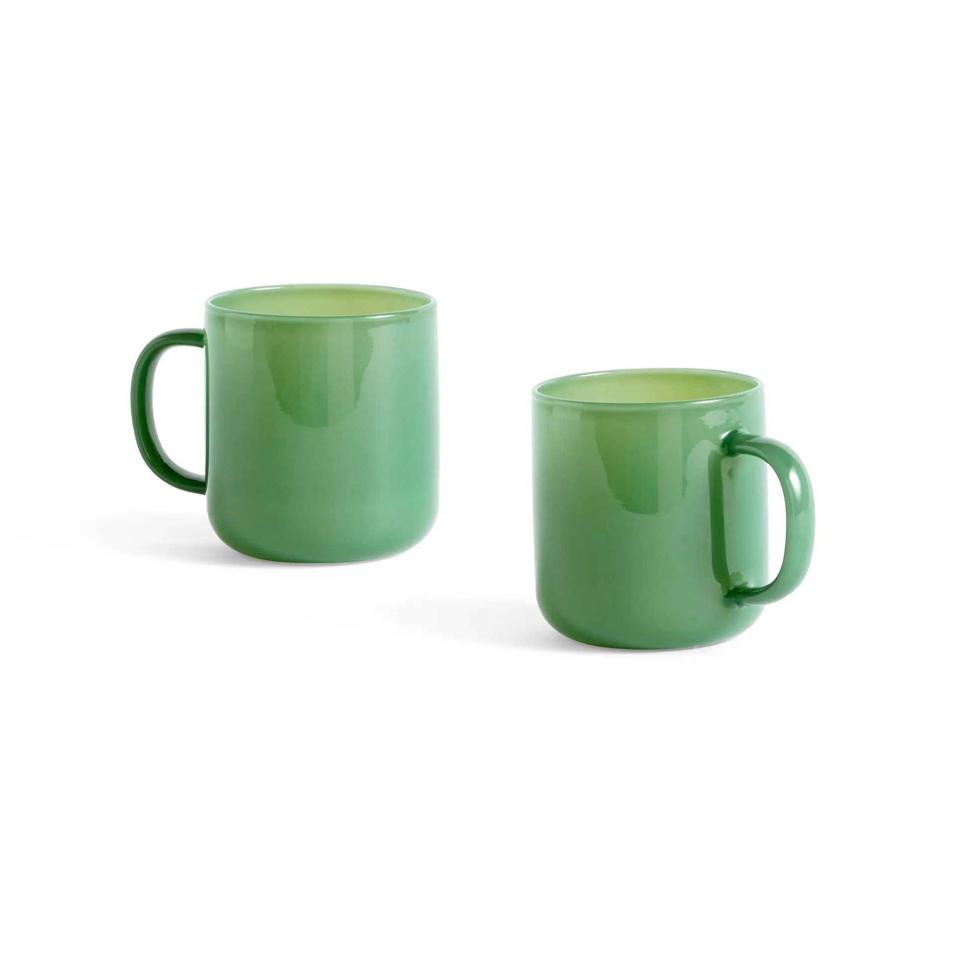 Borosilikat kopp 30 cl 2-pakning, Jade green HAY