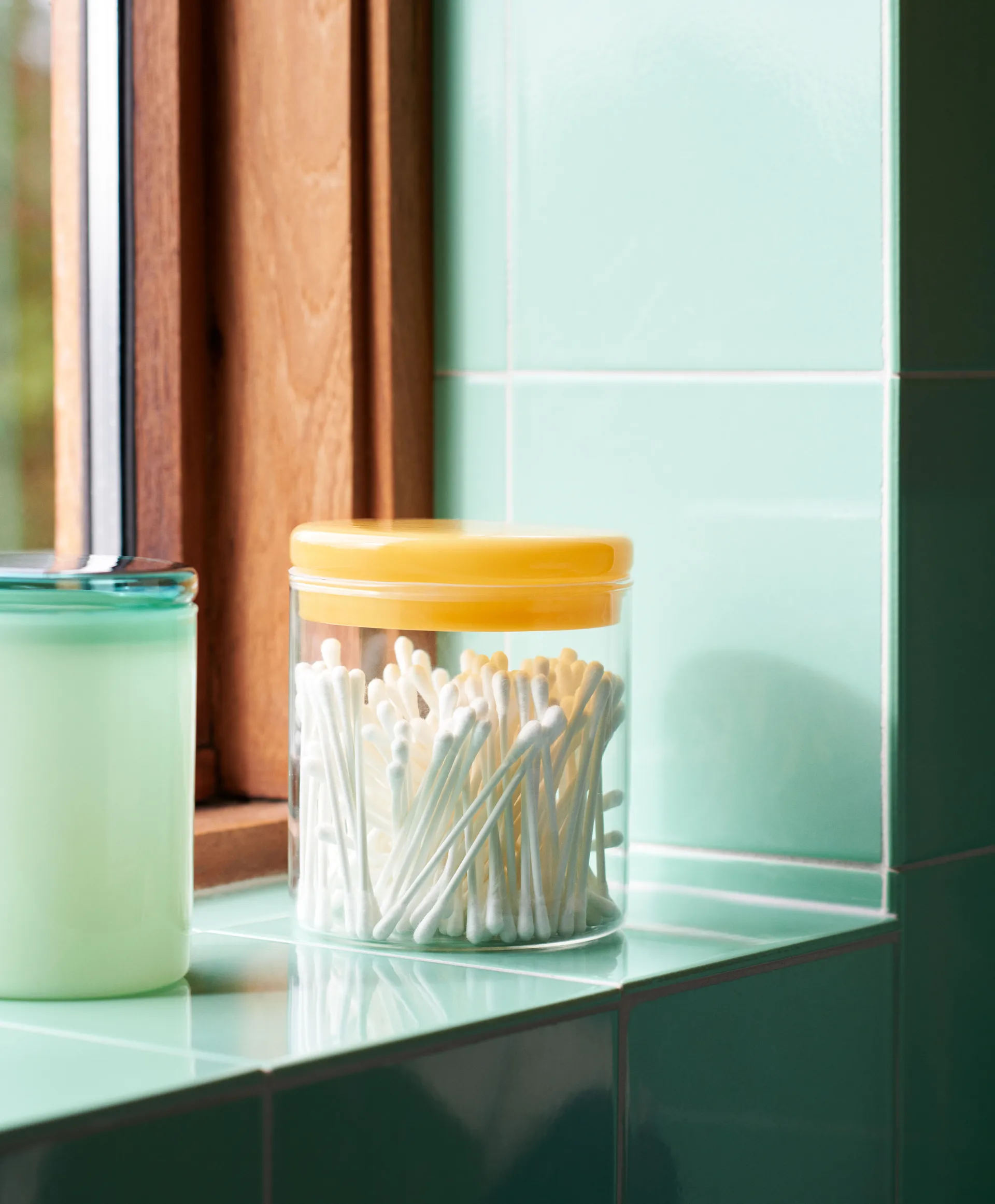 Borosilikat oppbevaringsboks glass M 60 cl, Klar HAY