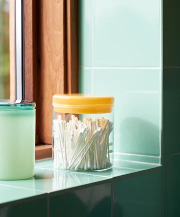 Borosilikat oppbevaringsboks glass M 60 cl - Klar - HAY