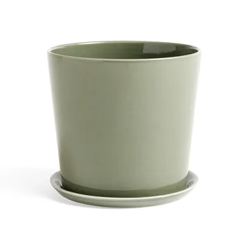 Botanical Family krukke - Dusty green, xl, med fat ø22 cm - HAY