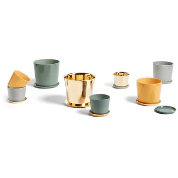 Botanical Family krukke messing - M Ø14,5 cm - HAY