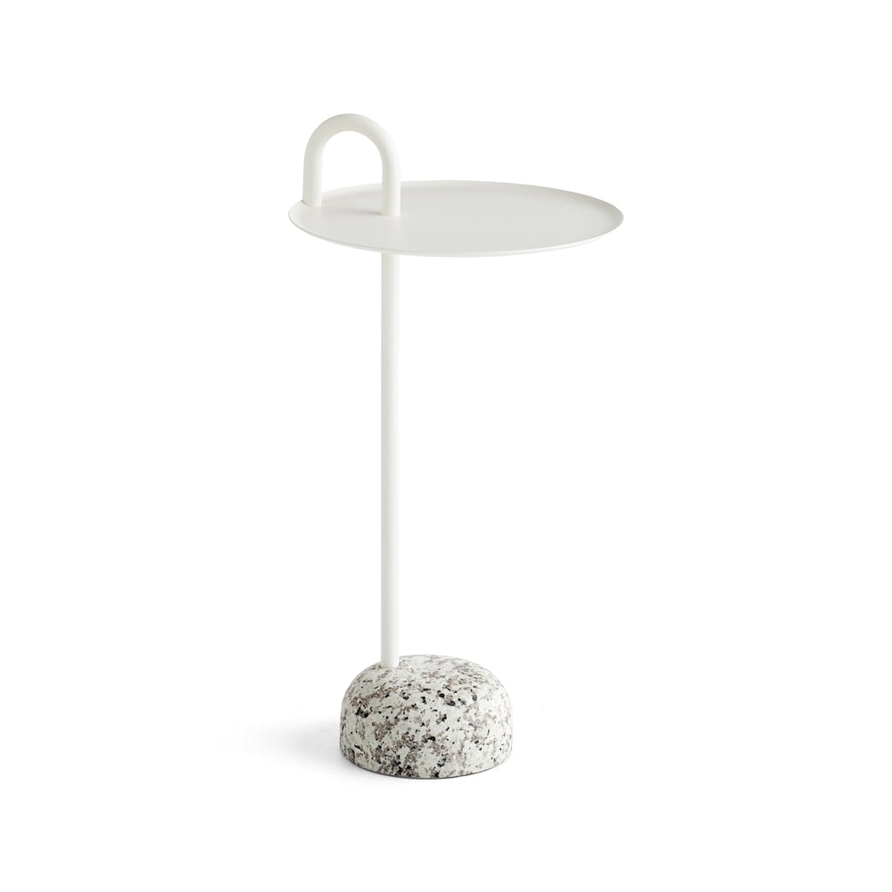 HAY Bowler sidebord Cream white-granite | Skandinavisk Design | Avlastningsbord & Sidebord | Hvit