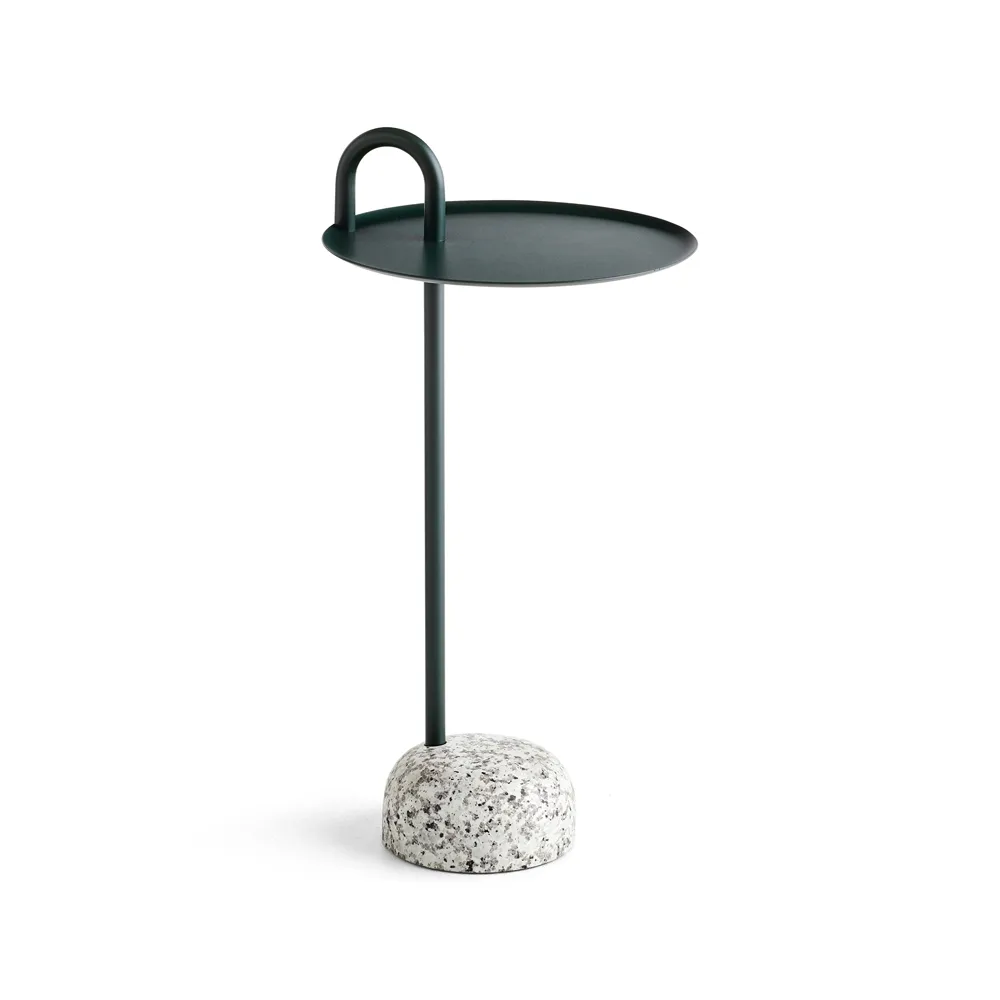 Bowler sidebord, Fir green-granite HAY