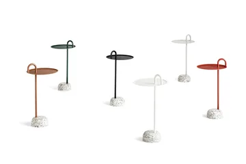 Bowler sidebord - Pale brown-granite - HAY