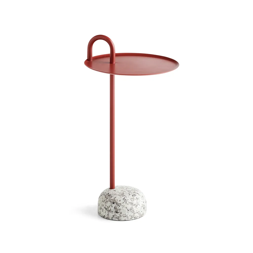 Bowler sidebord, Tile red-granite HAY