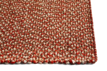 Braided teppe 140 x 200 cm - Red - HAY