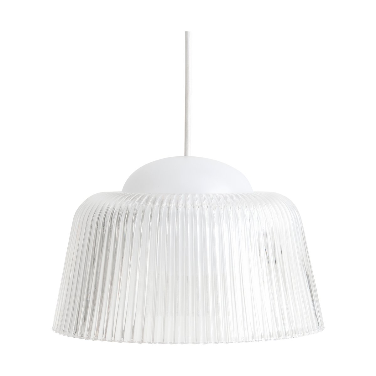 Bilde av HAY Brim Bottle pendel Ø245 cm Clear glass