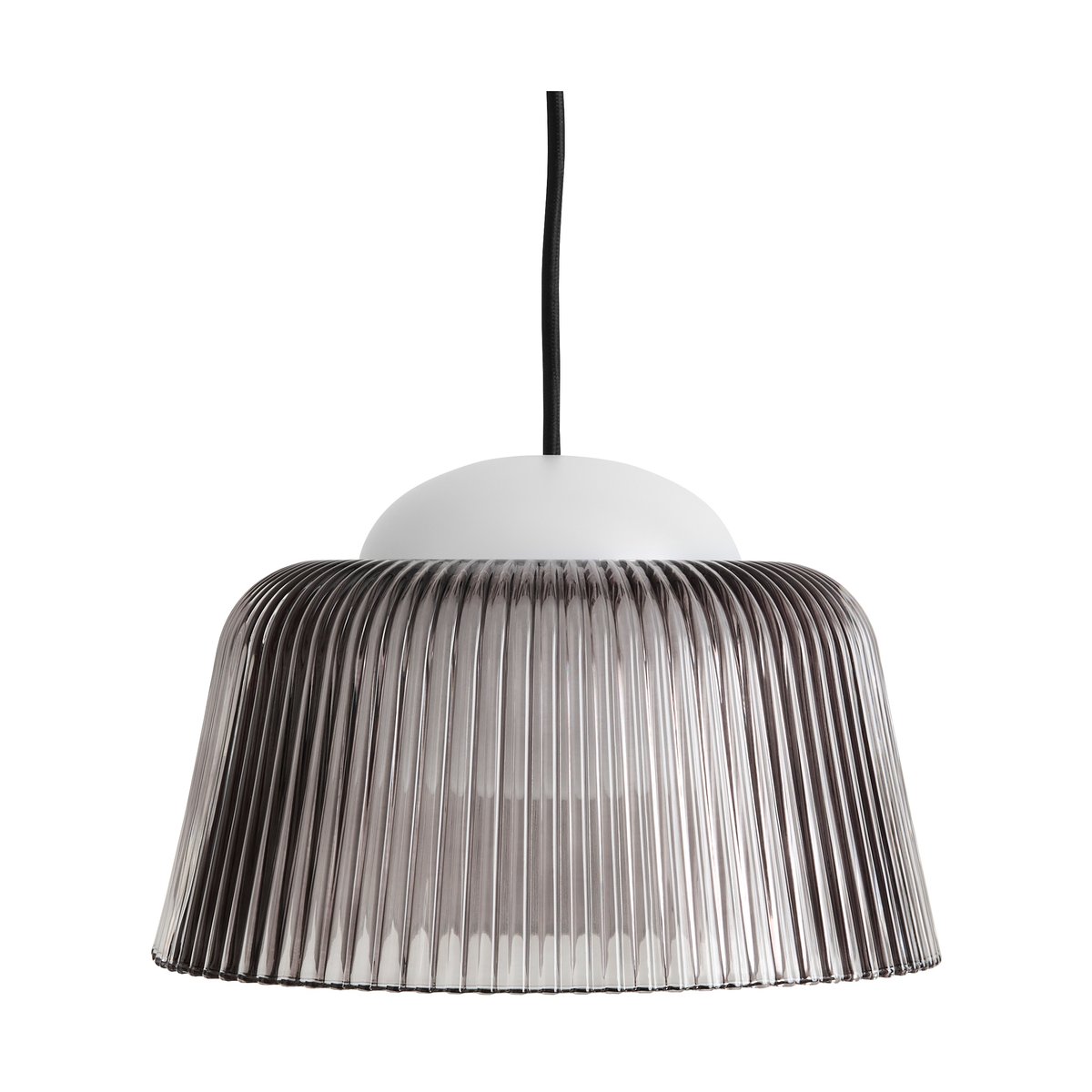 Bilde av HAY Brim Bottle pendel Ø245 cm Grey glass