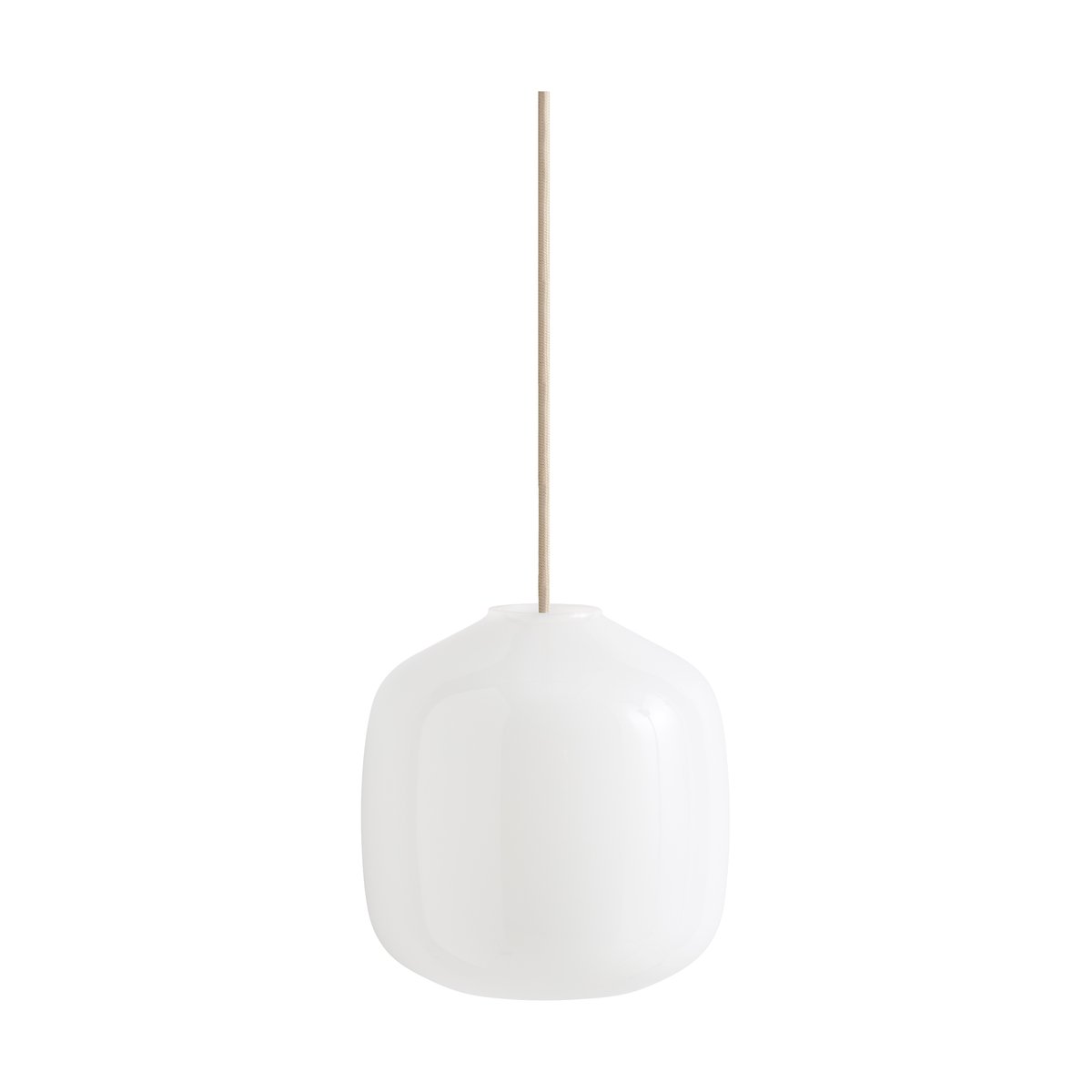 Bilde av HAY Buoy pendel Ø20 cm Opal glass-beton grey