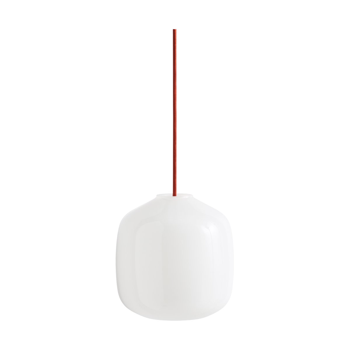 Bilde av HAY Buoy pendel Ø20 cm Opal glass-rusty red