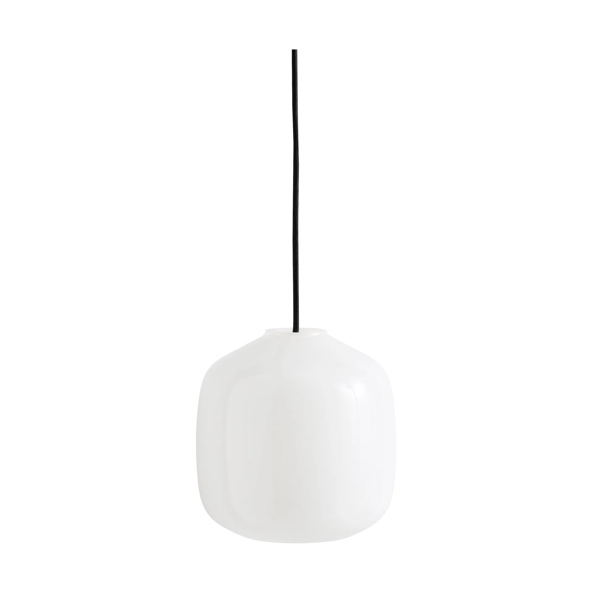 Buoy pendel Ø20 cm, Opal glass-soft black HAY