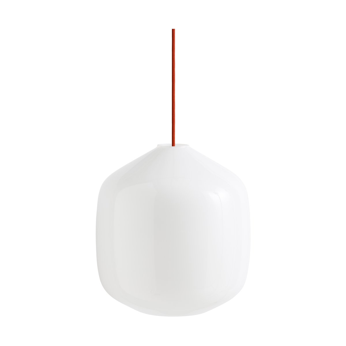 Bilde av HAY Buoy pendel Ø30 cm Opal glass-rusty red