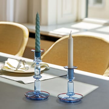 Candle Conical lys 6-stk. - Ice blue-artic blue-teal - HAY