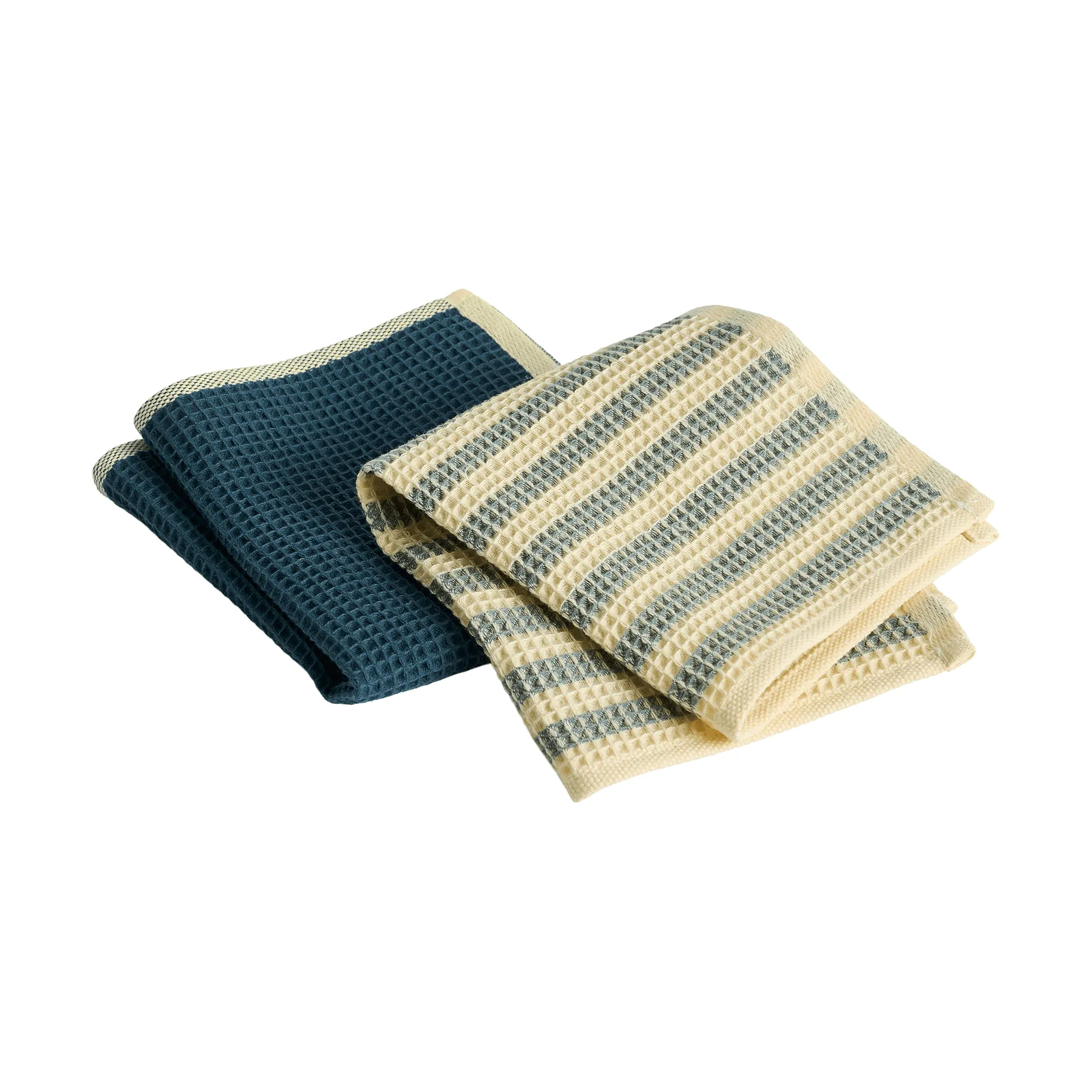 Canteen oppvaskklut 31 × 31 cm 2‑pakning, Yellow-green mix HAY