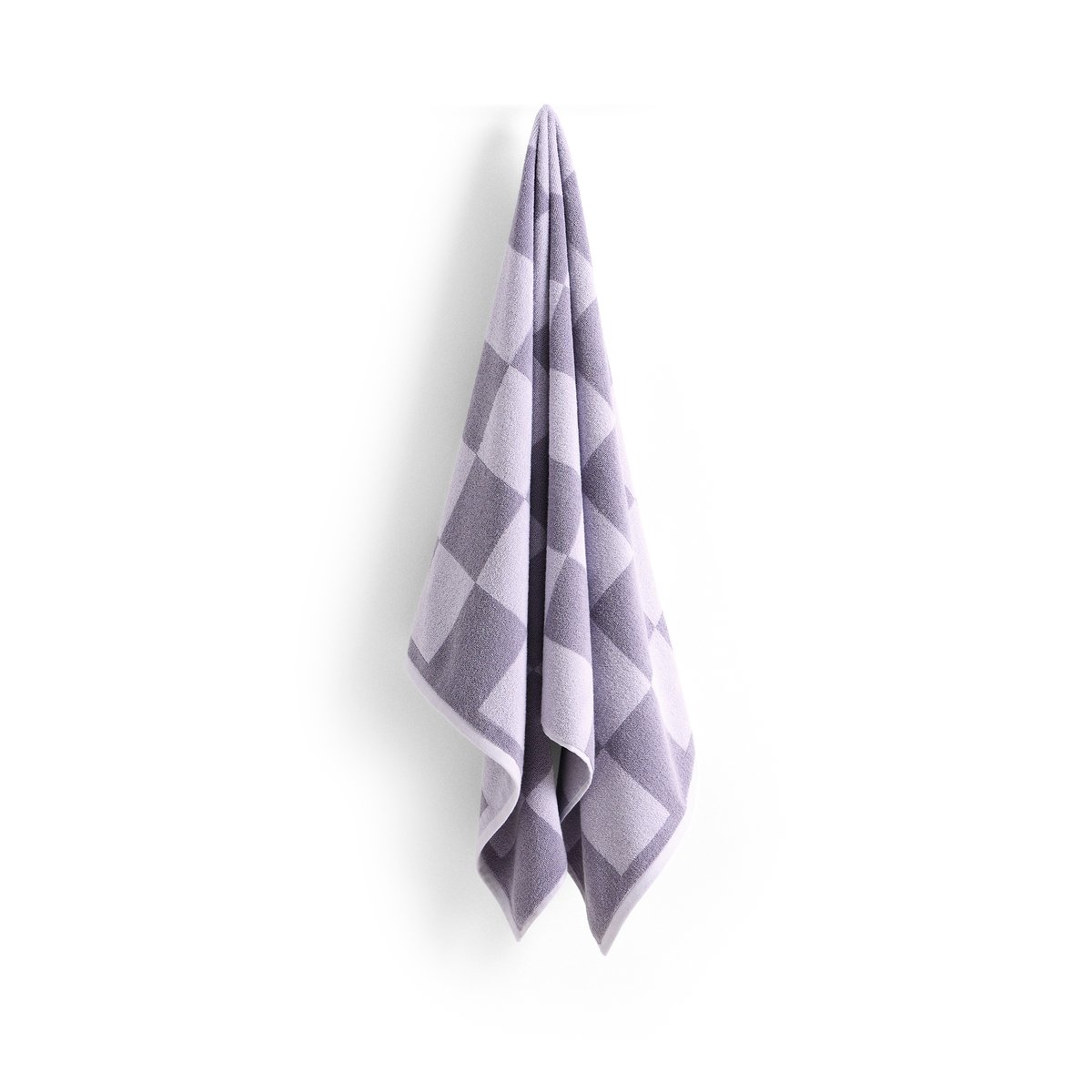 Bilde av HAY Check badehåndkle 70 x 136 cm Lavender