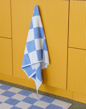 Check badehåndkle 70 x 136 cm - Sky blue - HAY