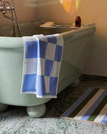 Check baderomsmatte 50 x 90 cm - Sky blue - HAY