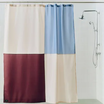 Check dusjforheng 180×200 cm - Burgundy - HAY