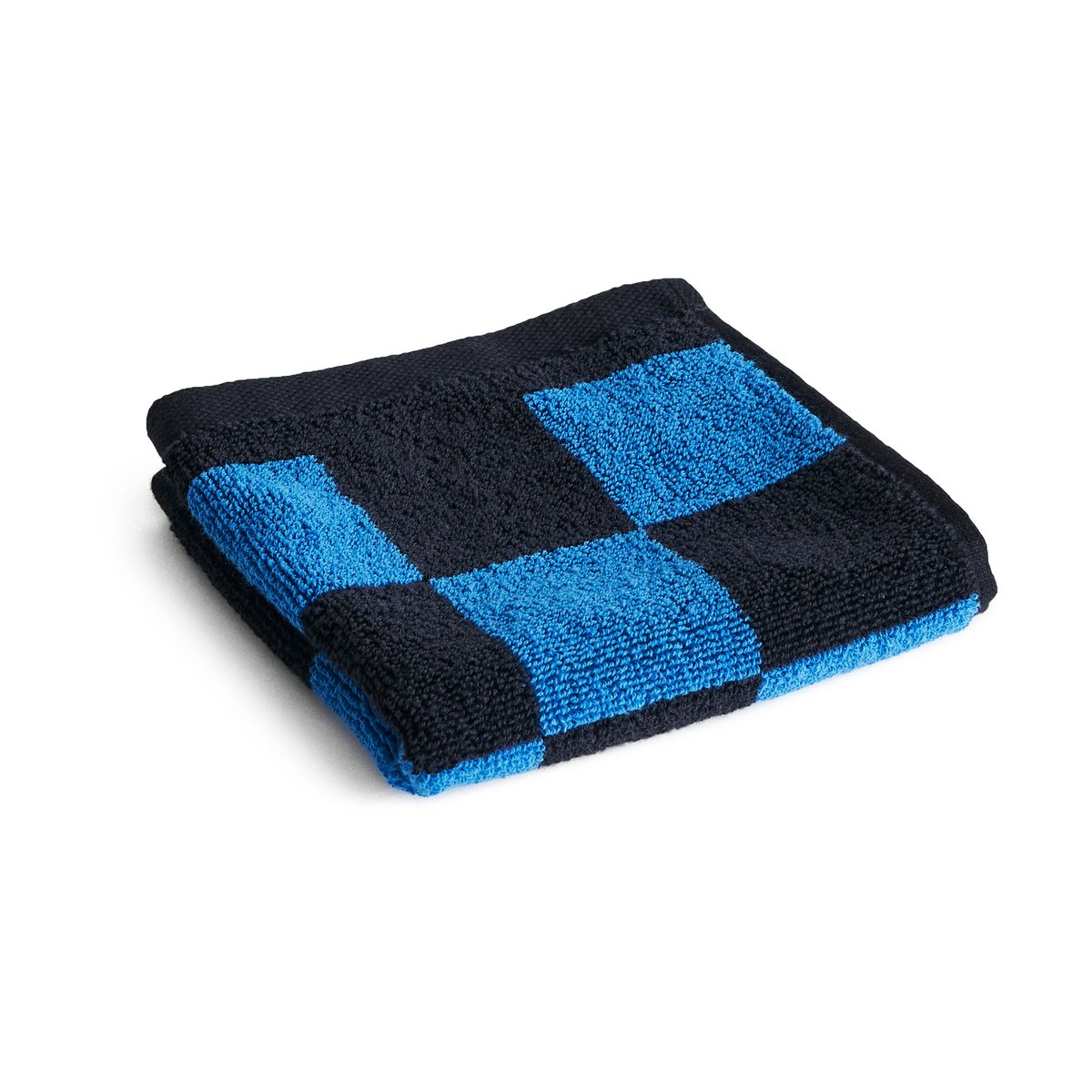 Bilde av HAY Check håndkle 30 x 30 cm Cobolt blue