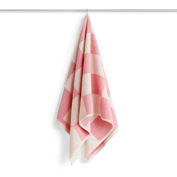Check håndkle 50 x 100 cm - Rosa - HAY