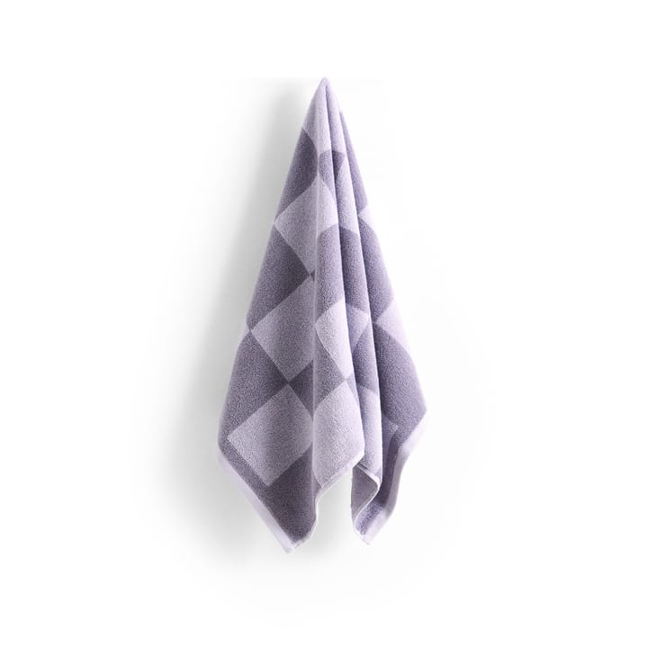Check håndkle 50 x 90 cm - Lavender - HAY