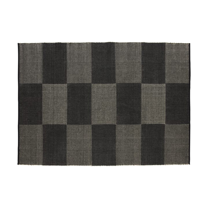 Check matte L - Black 170 x 240 cm - HAY