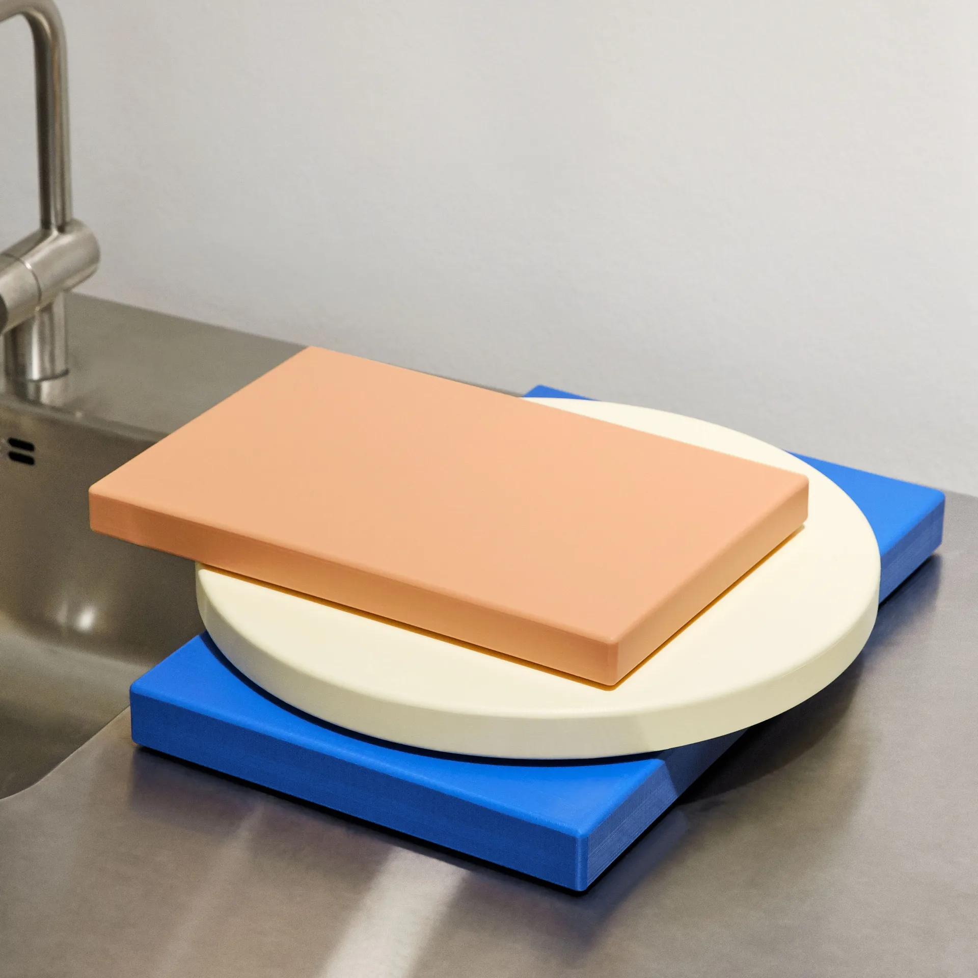 Chopping Board skjærefjøl L Ø34 cm, Off-white HAY