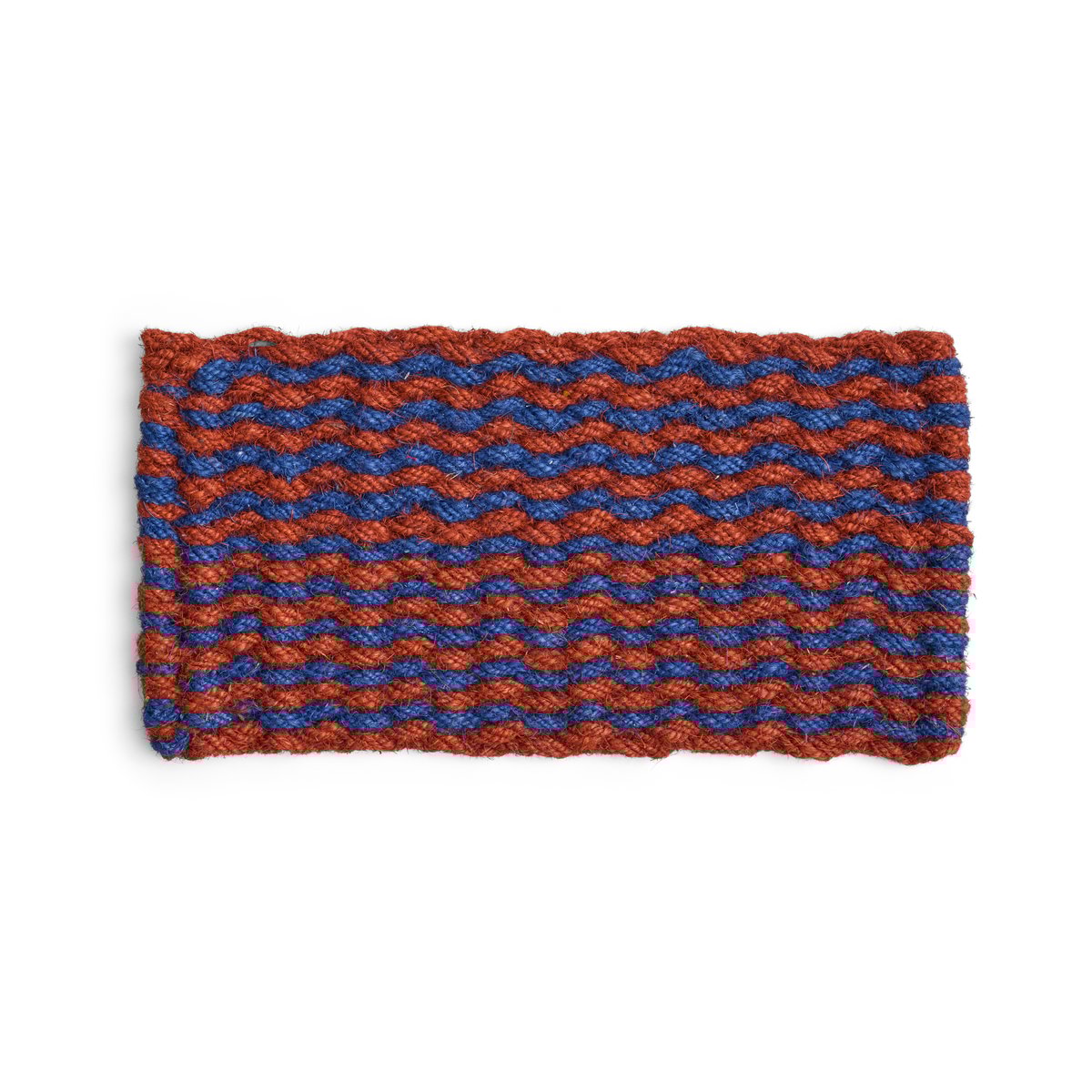 Bilde av HAY Coco Stripe Wave dørmatte Brown-navy
