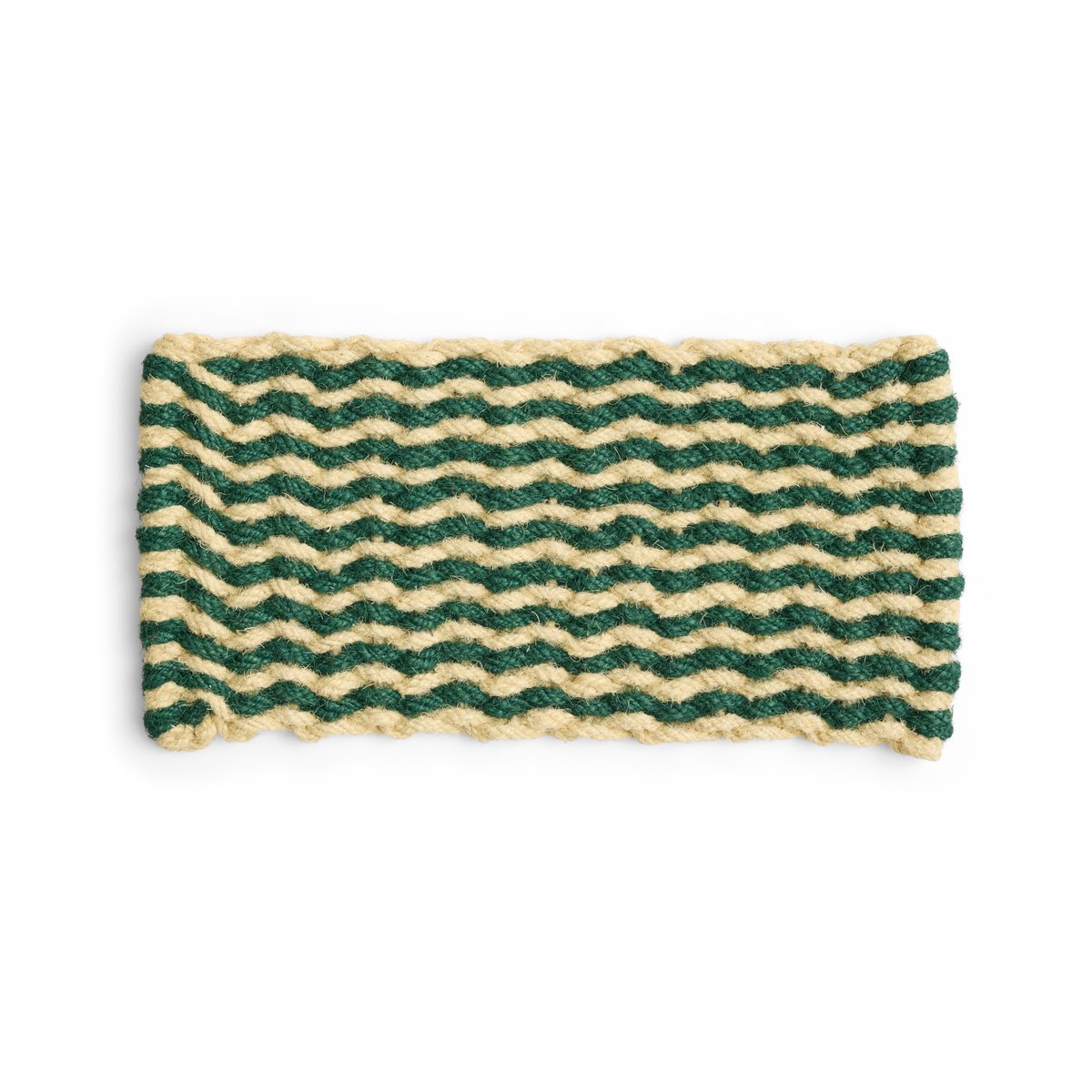 Bilde av HAY Coco Stripe Wave dørmatte Dark green-white