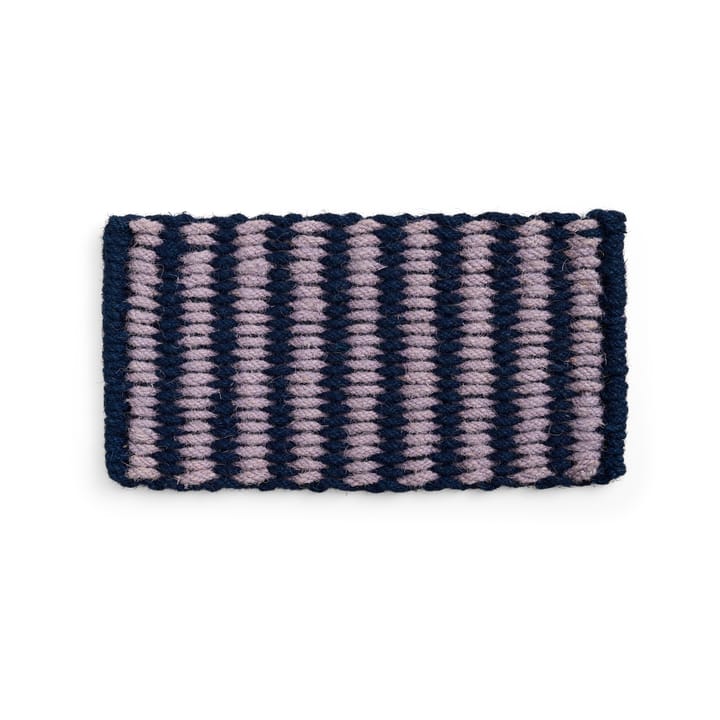 Coco Stripe Wide dørmatte - Lavender-navy - HAY