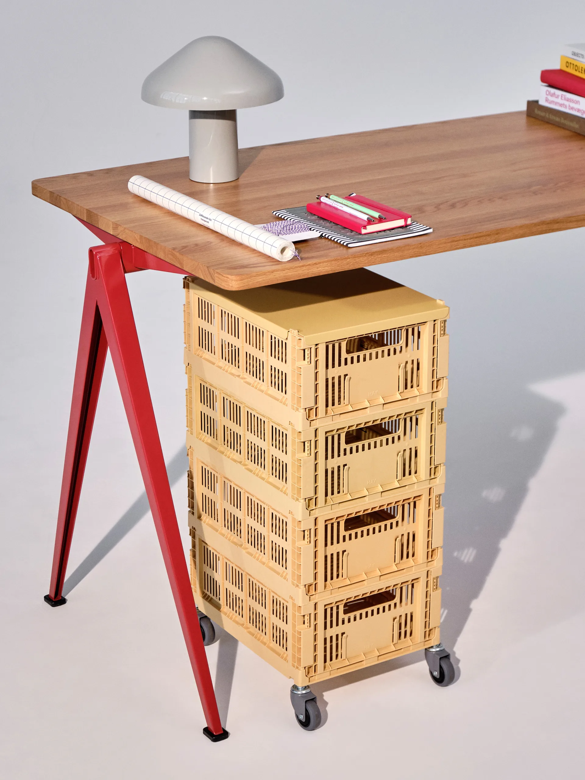 Colour Crate hjul 4-pakning, Medium HAY