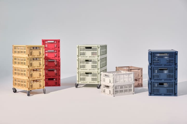 Colour Crate hjul 4-pakning, Stor HAY