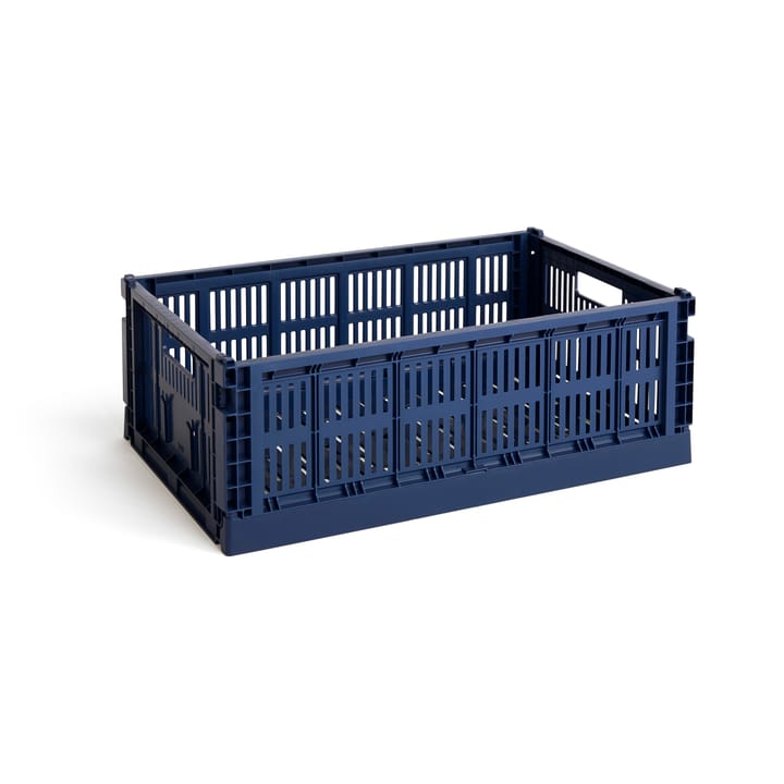 Colour Crate L 34,5 x 53 cm - Dark blue - HAY