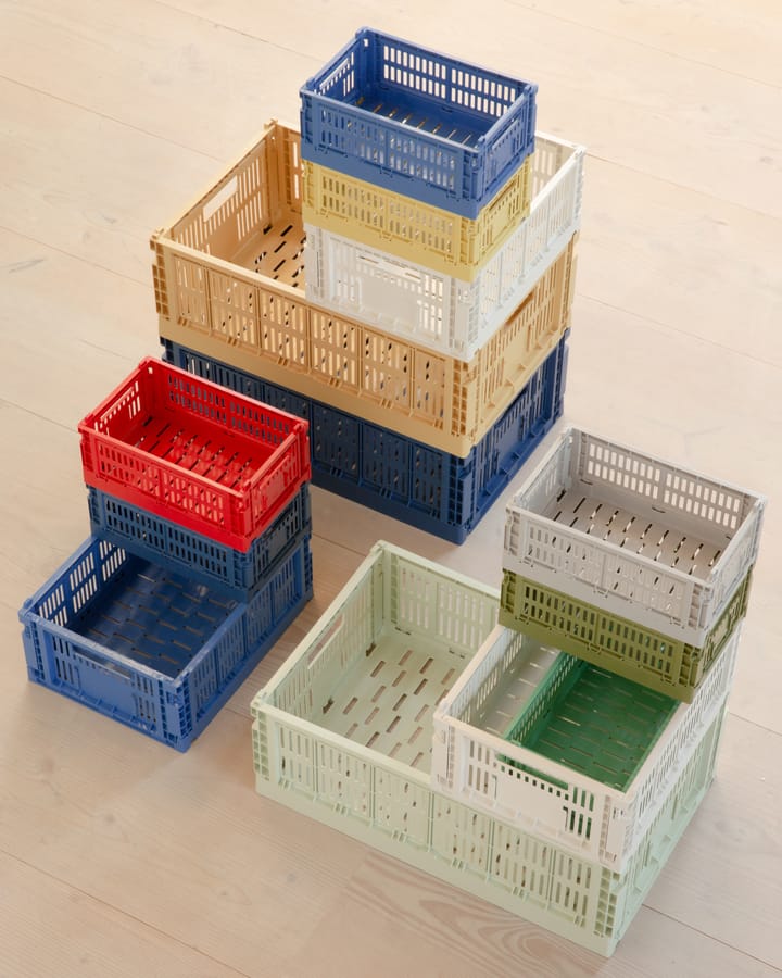 Colour Crate L 34,5 x 53 cm - Dark blue - HAY