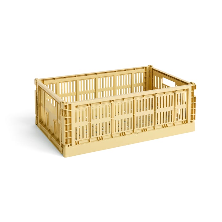 Colour Crate L 34,5 x 53 cm - Golden yellow - HAY