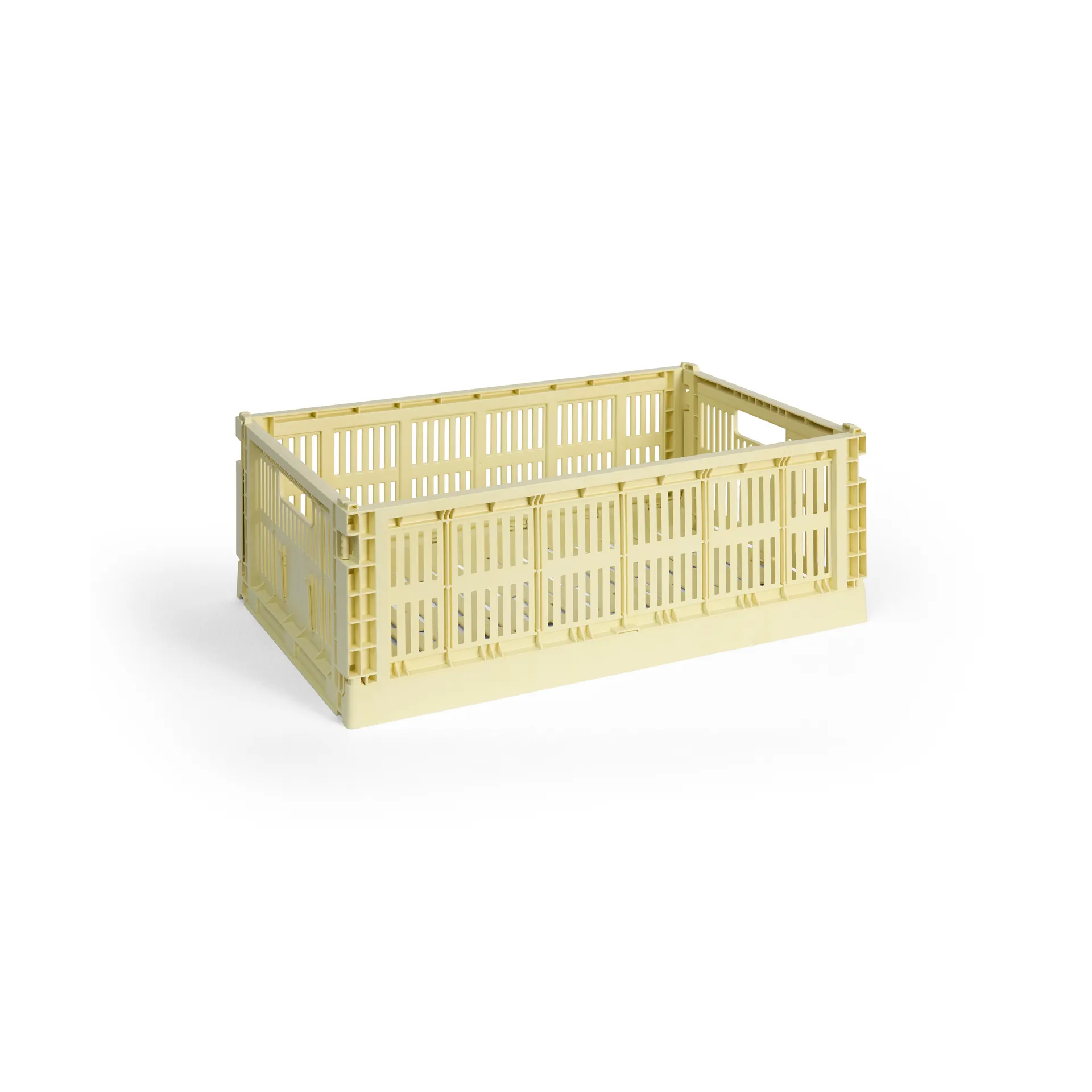 Colour Crate L 34,5 x 53 cm, Light yellow HAY