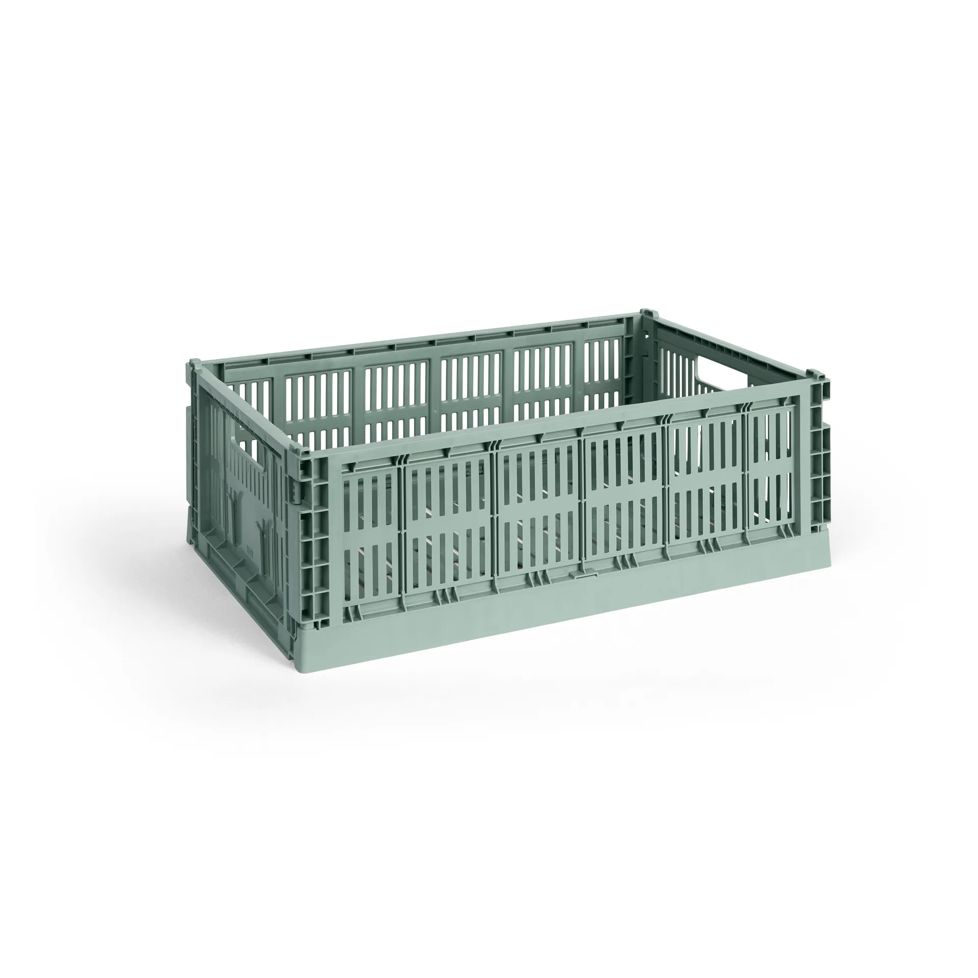Colour Crate L 34,5 x 53 cm, Sage green HAY