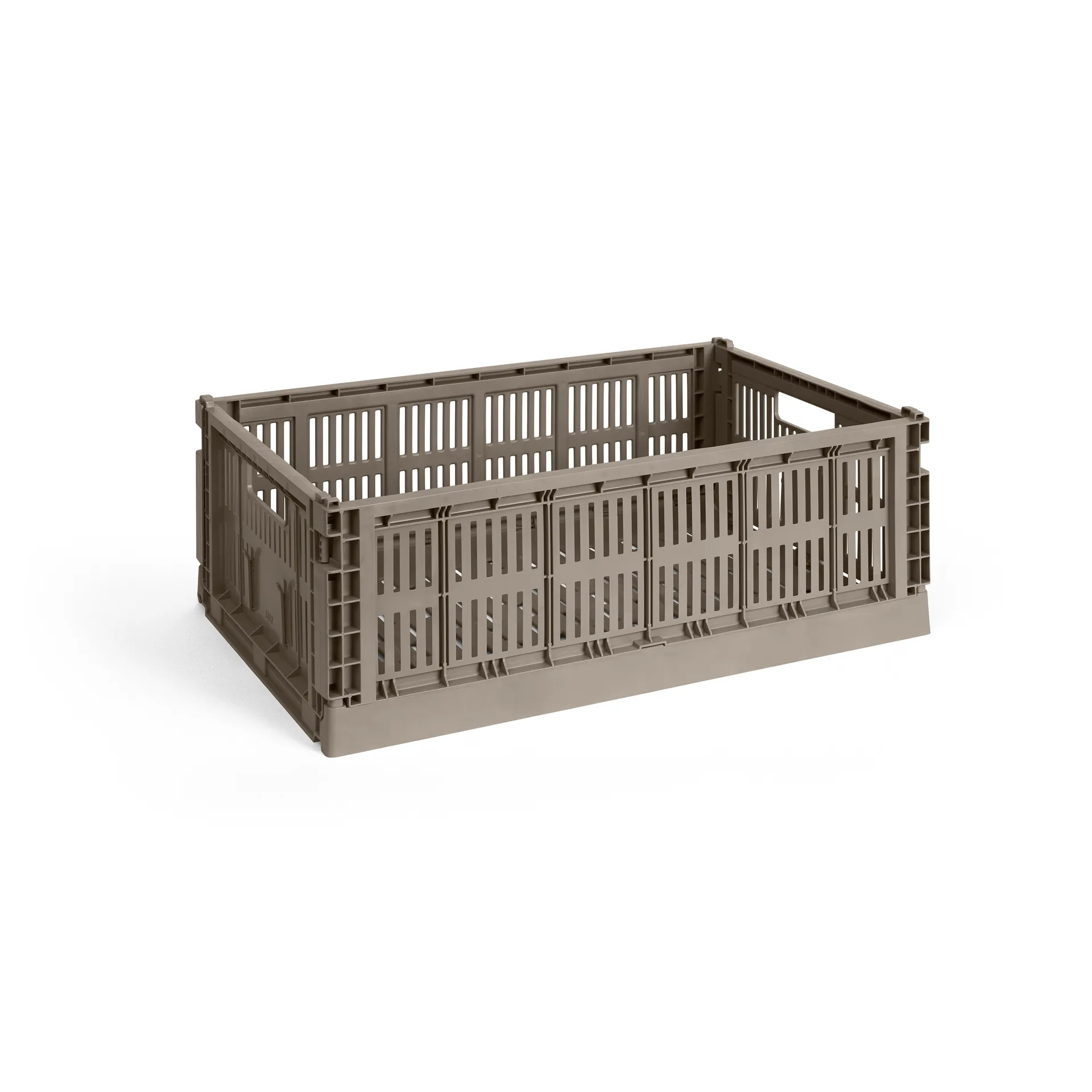 Colour Crate L 34,5 x 53 cm, Warm grey HAY