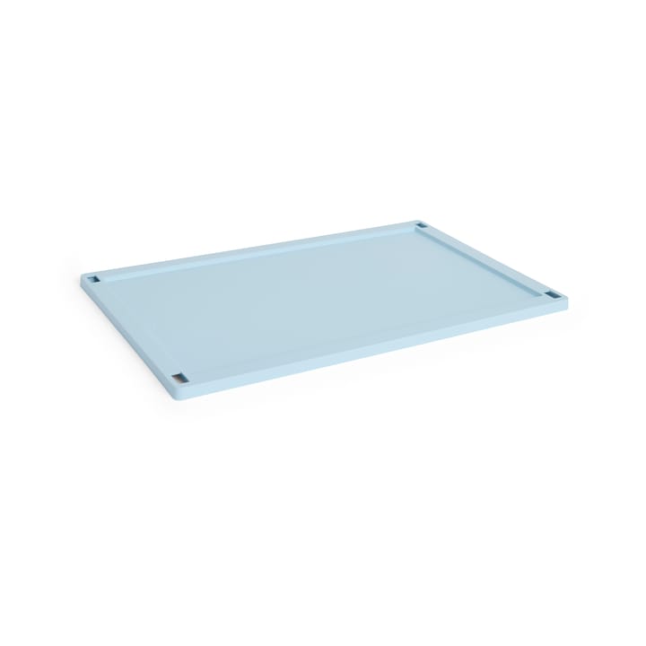 Colour Crate lokk plast large - Soft blue - HAY