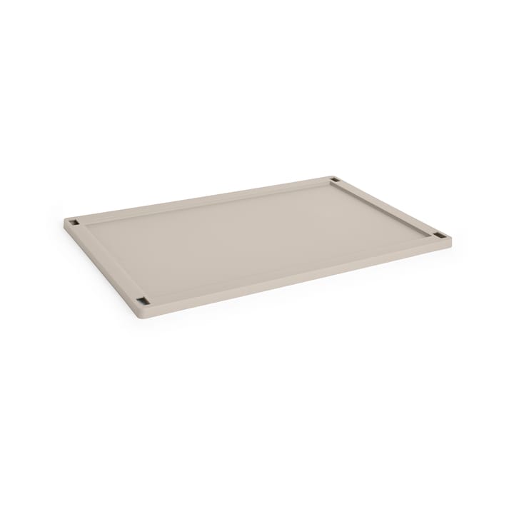 Colour Crate lokk plast large - Warm grey - HAY