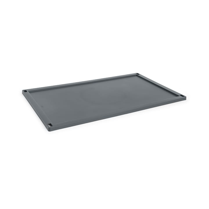 Colour Crate lokk plast x-large - Charcoal - HAY