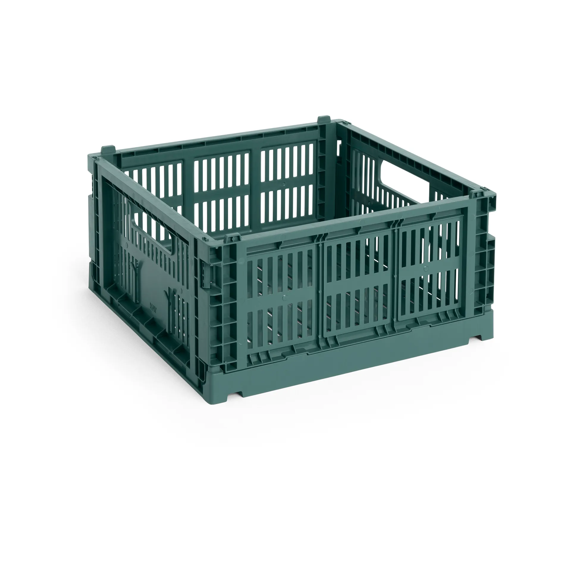 Colour Crate M Square 29,5x29,5 cm, Dark green HAY