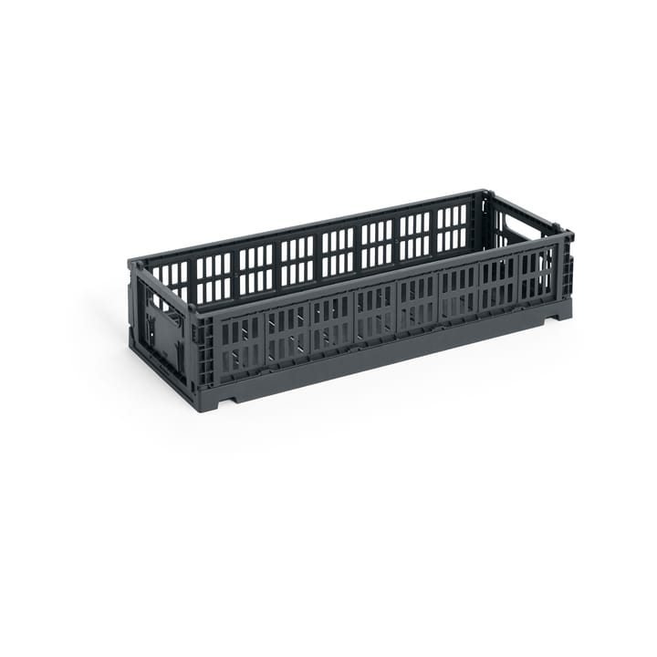 Colour Crate Mini Oblong 13x34,5 cm - Charcoal - HAY