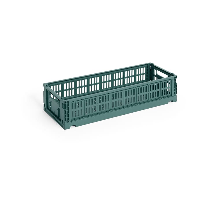 Colour Crate Mini Oblong 13x34,5 cm - Dark green - HAY