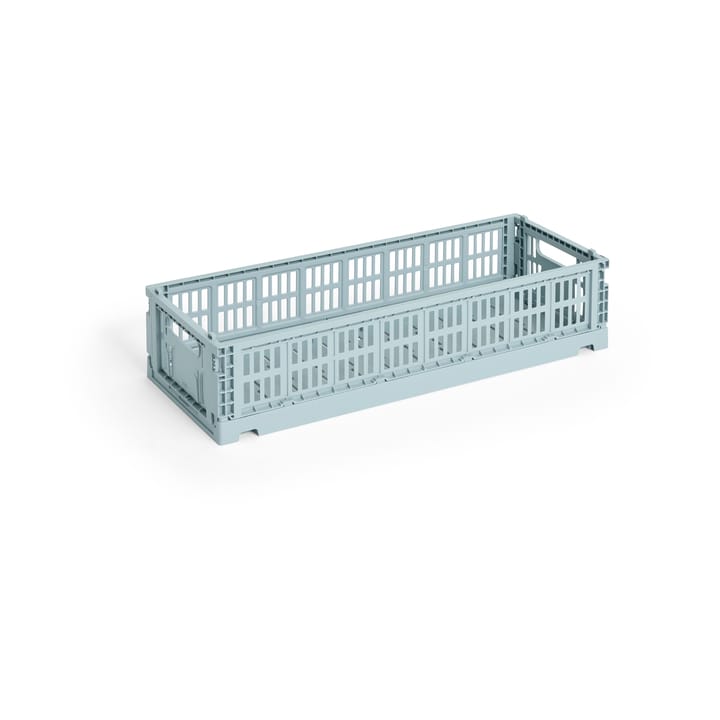 Colour Crate Mini Oblong 13x34,5 cm - Dusty blue - HAY